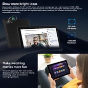 10.1 Inch Android 15 Tablet, 20GB RAM 64GB ROM, 1TB Expandable, Octa-Core, Widevine L1, Dual Camera Slim Tablet, Black
