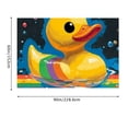 thumbnail image 3 of RKSupls Tapestry Wall Hanging Art, Yellow Rubber Duck Rainbow Float Tapestry Decoration for Daily Bedroom, Dorm, Living Room, Apartment Hallway Home Decor, 3 of 5