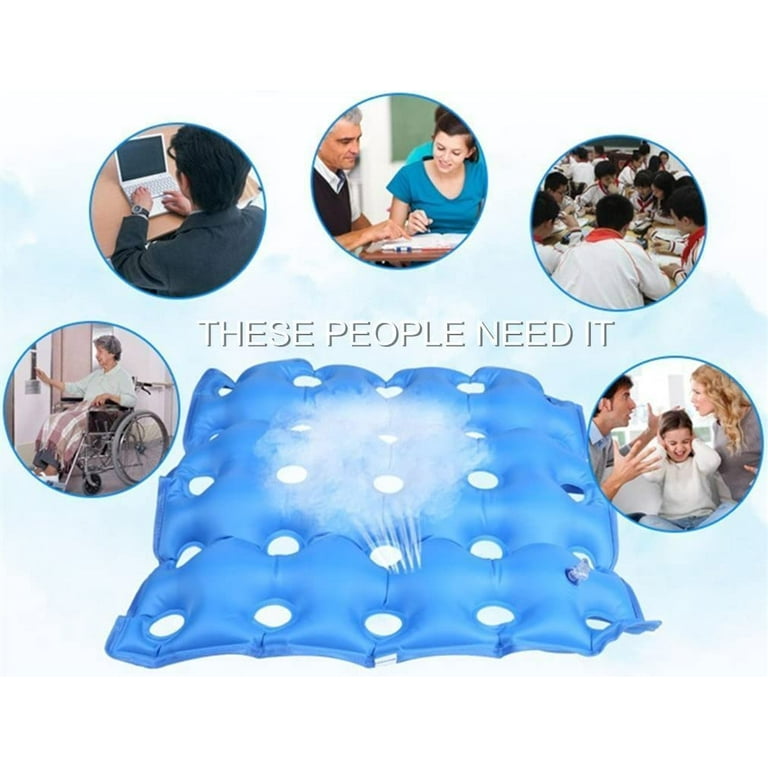  TURNSOLE Waffle Cushion for Pressure Sores Chair - Inflatable Seat  Cushion for Wheelchair - Wheelchair Cushions for Pressure Relief : Health &  Household