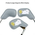 thumbnail image 5 of 9Pcs Golf Iron Head Cover Cats PatternProtective Case Golf Rod Head Protector, 5 of 20