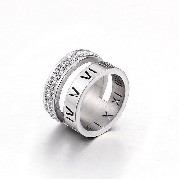 Personality Roman Scripture Ring Trendy Personality