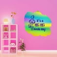 thumbnail image 3 of It's A Hei Hei Kinda Day Cute Cartoon Chicken'S Dayout Quote Wall Design Wall Art Sticker Designs Vinyl Stickers For Home House Walls Rooms Windows Bedroom Decoration Size (12x12 inch), 3 of 3