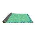 thumbnail image 2 of Ahgly Company Indoor Rectangle Oriental Turquoise Blue Traditional Area Rugs, 5' x 7', 2 of 4