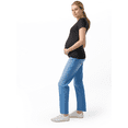 thumbnail image 4 of Ingrid & Isabel For Every Belly Women's Maternity Short Sleeve Fitted Scoop Tee, Sizes S-XXL, 4 of 10