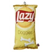 Spot Fun Food Lazy Doggie Crinkle Chips Dog Toy, 14 in