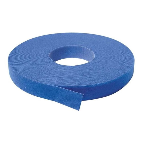 Velcro Brand Hook-and-Loop Cable Tie Roll,75 ft,Blue 176062
