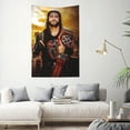 thumbnail image 4 of Roman Reigns Tapestry, Wall Hanging Tapestry, Wall Art Tapestries Poster, Home Decor For Bedroom Living Room Dorm, 60"X40", 4 of 8