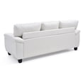 thumbnail image 6 of Glory Furniture Gallant Faux Leather Sofa in White, 6 of 6