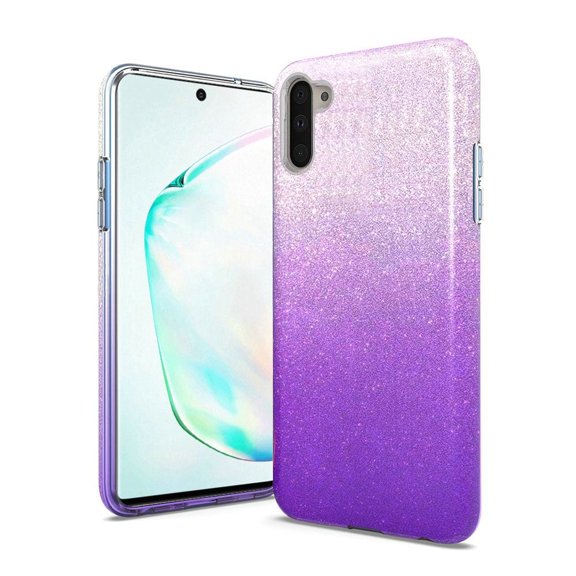 GSA Gradient Glitter Candy Case for Samsung Galaxy Note 10 (6.3") - Purple