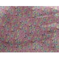 thumbnail image 4 of oneOone Georgette Viscose Fabric Brush Stroke & Fruits Printed Craft Fabric BTY 42 Inch Wide, 4 of 4