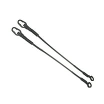 Unique Bargains 2pcs Tailgate Cables Tailgate Support Cables for Toyota Tundra 2004-2006 Plastic Metal No.657700C100 Black