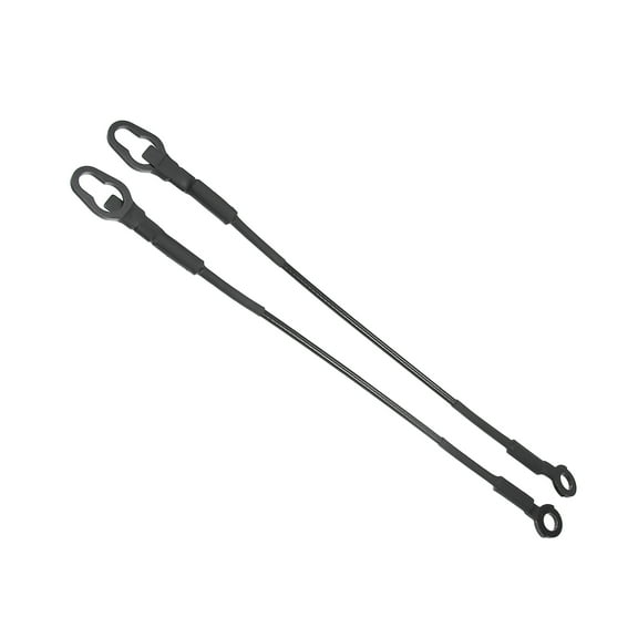 Unique Bargains 2pcs Tailgate Cables Tailgate Support Cables for Toyota Tundra 2004-2006 Plastic Metal No.657700C100 Black