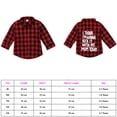 thumbnail image 7 of Jxzom Toddler Long Sleeve Shirt Baby Boy Girl Button Down Red Plaid Flannel Shirt 3T, 7 of 7