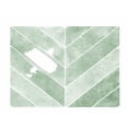 thumbnail image 2 of Alwayspon 10 láminas de vinilo 3D adhesivas para azulejos de pared para cocina y baño, 11,4 x 9 pulgadas, verde oscuro, 2 of 7