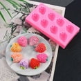 thumbnail image 6 of 2 Pack Silicone Strawberry Baking Molds,3D Cupcake Fruit Molds,Strawberry Fondant Mold for Cake DIY,Strawberry Modeling Decorating Pastry Molds,Fruit Shape Mold for Soft Candy Cupcakes, 6 of 7