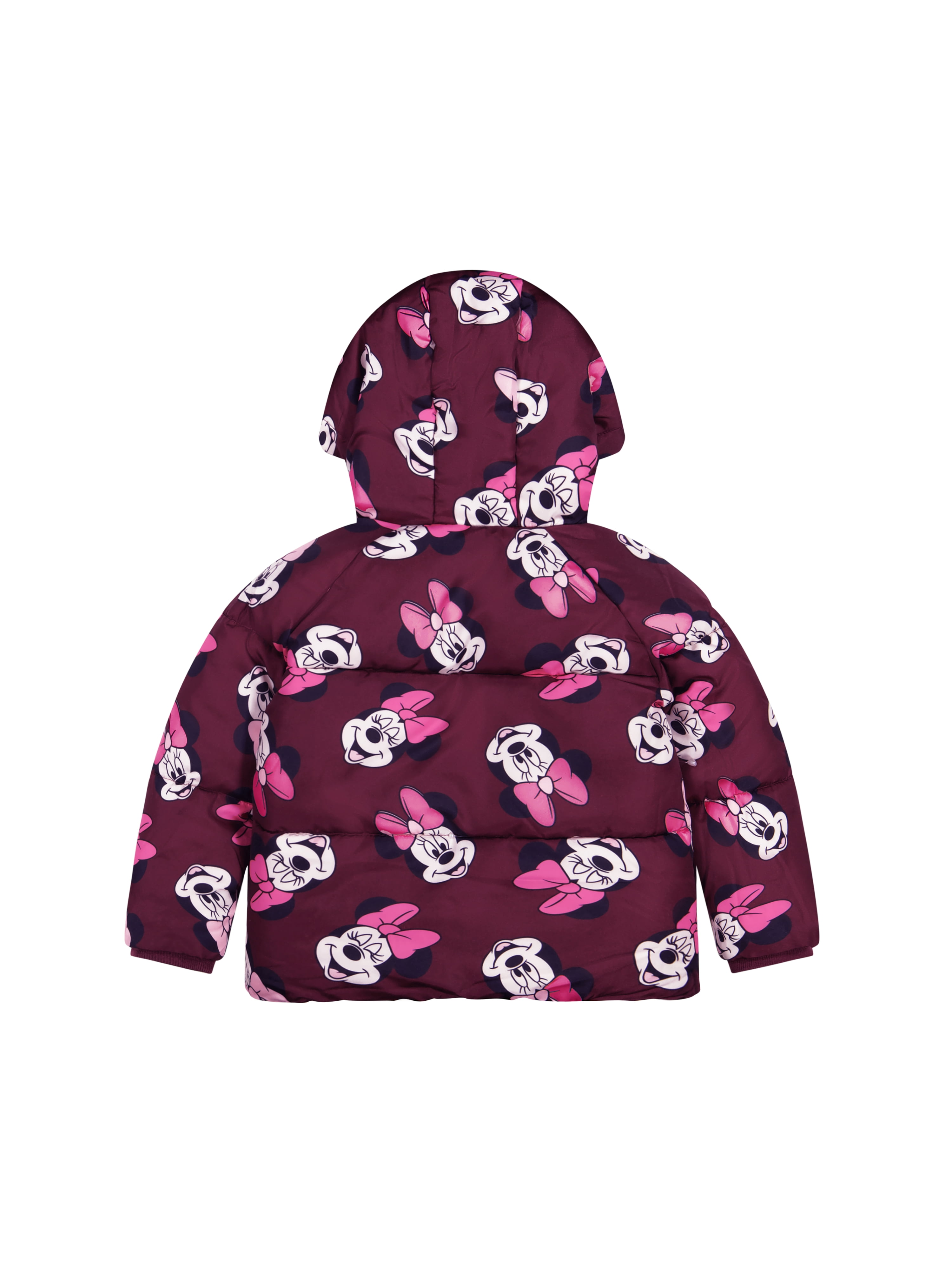 Minnie Mouse Toddler Girl Puffer Jacket, Sizes 12 Months-5T