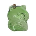 thumbnail image 5 of CoudarTitie Clear Glass Piggy Bank Decorative Home Decor Novelty Pig Piggy Bank Saving Money Green, 5 of 9
