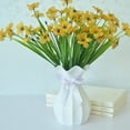 thumbnail image 2 of Artificial Flowers for Outdoors, 3 Bundles Eucalyptus Flower Multicolor Silk Flower Spring Summer Decoration, 14'' Artificial Outdoor Flowers for Home Planter Porch Patio Yard Decor, 2 of 6