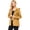 Mustard, variant on Ambiance Women's Juniors Cargo Style Hoodie Jacket (Mustard, Small)