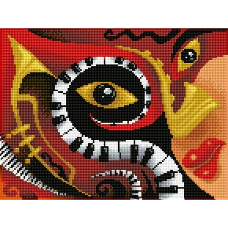 UPC: 4895225915101 | DIAMOND DOTZ® Jazz Bar Diamond Painting Kit