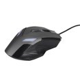 thumbnail image 2 of Ratón para juegos Yuxing G5 con cable USB 6 botones ergonómico negro gris, 2 of 5