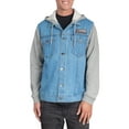 Coors Banquet Men's Long Sleeve Hooded Denim Jacket