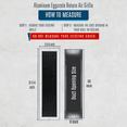thumbnail image 2 of Fits 8x30 and 30x8 Duct Opening | Aluminum Eggcrate Return Air Grille | Low Noise & High Air Flow, Rust Proof Vent Cover Grill for Sidewall & Ceiling | White | Outer Dimensions: 9.75" X 31.75", 2 of 8