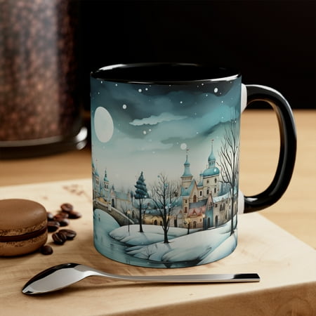 

Accent Coffee Mug 11oz Christmas Holiday City