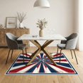 thumbnail image 3 of ODIKA Door Patriotic Distressed Burst Generic Stars Vintage Front Striped Refined Easy Care Kids Safe for Small Living Room, Playroom, Bedroom, 3 of 7