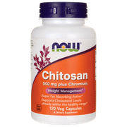NOW Foods - Chitosan with Chromium 500 mg. - 120 Vegetable Capsule(s)