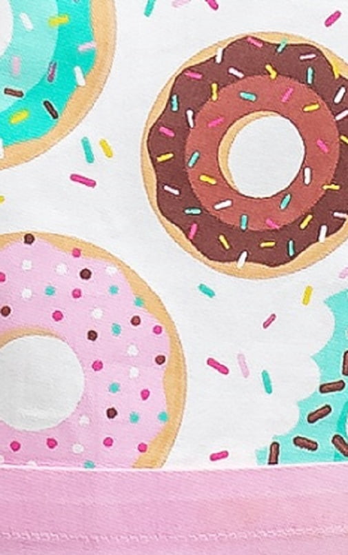 Handstand Kitchen Mother and Daughter 100% Cotton Whimsical Print Apron Set - Donut Shoppe