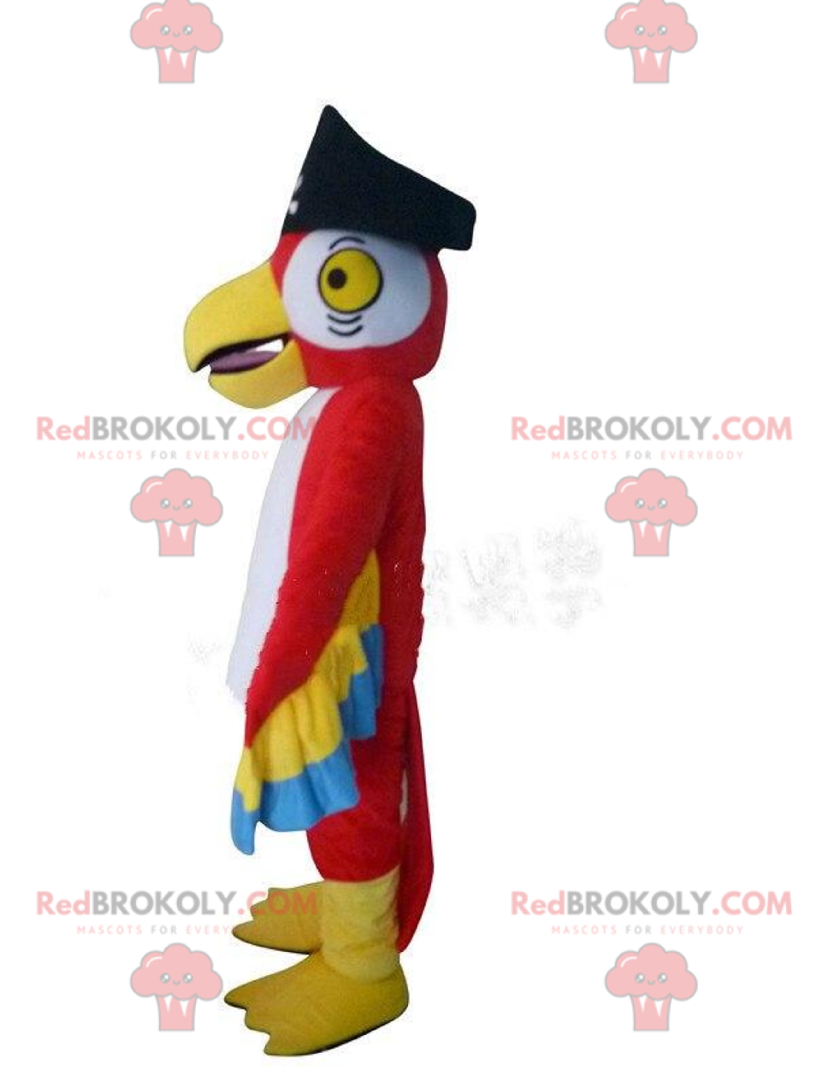 Pirate Inflatable Parrot Parott & Gun Musket Child & Adult Fancy Dress 