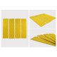 thumbnail image 5 of Lote de 4 almohadillas de tracción delanteras para tabla de surf, repuesto de alfombrilla de agarre para tabla de surf con adhesivo (amarillo) Amarillo, Amarillo, 5 of 5