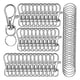 thumbnail image 1 of 120 piezas para llaveros cierre de garra de langosta giratorio Diy artesanía aleación cumpleaños Gif, 1 of 4