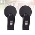 thumbnail image 3 of 2Set Black ABS T-Shape Multi-Function Ticket Folder Change Holder for Car, 3 of 8