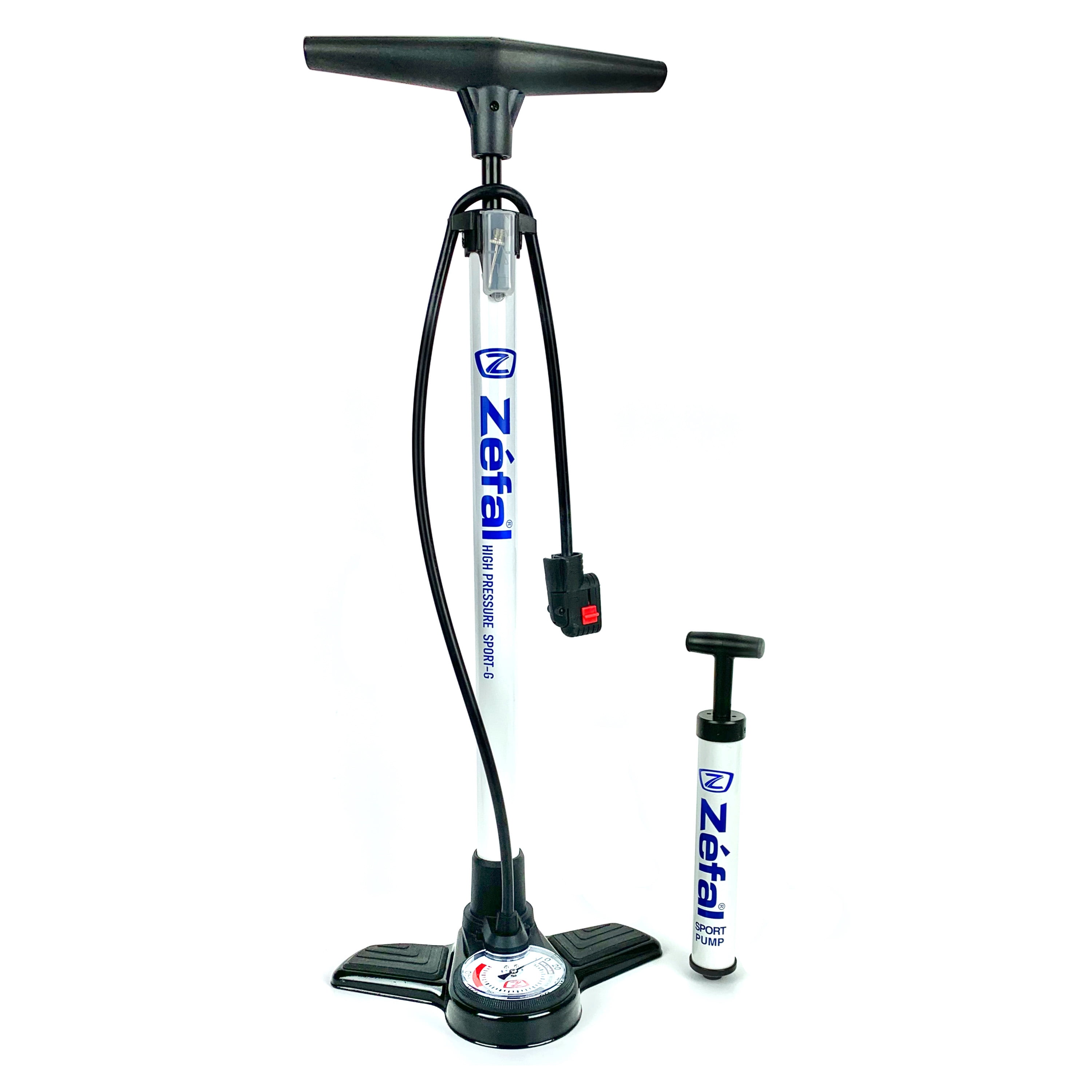 ZEFAL Foot Air pump Connector With Two Heads Z-Twin for Husky Bicycle Bike Pump 