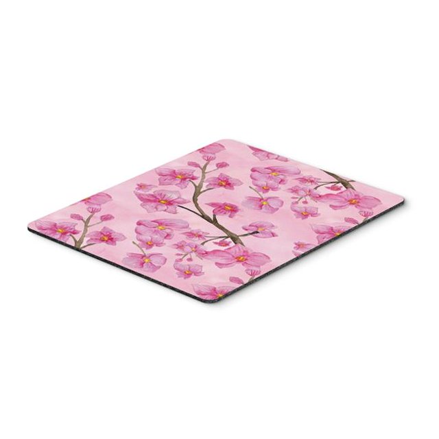 Tapis de Souris à Fleurs Roses Aquarelle, sous-Plat Ou Dessous de Plat