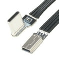 thumbnail image 2 of AOOOWER Right Angle Type C to USB Charging Cord for Cameras Data Cable Wire, 2 of 13