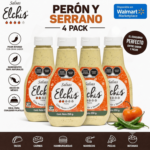Salsas Elchis Perón y Serrano