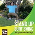 thumbnail image 4 of Swurfer Balançoire de Planche à Roulettes TreeSkate, Balançoire de Surf Extérieure à Montage Debout, Supporte jusqu'à 200 Lb, 6 Ans et Plus, Poignées Ajustables, Ruban de Prise, Équipement de Jeu Extérieur pour Enfants et Adultes (Naturel), Brun, 4 of 4