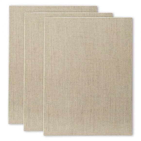 Paneles de lona imprimada Senso Linen, 7,5 x 10 cm, paquete de 3