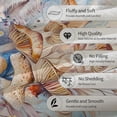 thumbnail image 4 of Watercolor Mushroom Blanket - Soft, Cozy, Lightweight Flannel Throw Blankets for Couch, Bed, Travel, Fluffy Decor Perfect for Outdoor Use and Home Decor, for Adults Women Boys Girls 80×60 in, 4 of 10