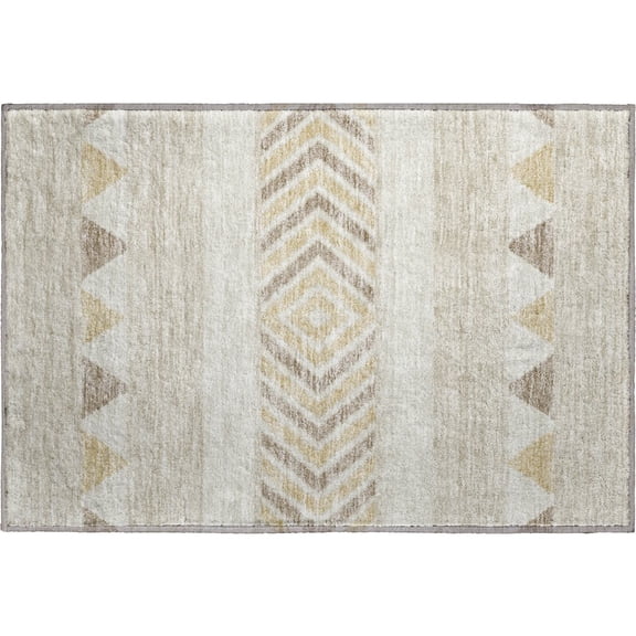 Dalyn Rugs Premium Machine Washable Mayfield AMF965 Beige 1'8" x 2'6" Rug