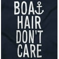 thumbnail image 2 of Boat Hair Don't Care Ocean Vibes Cute Women Plus Size Long Sleeve Graphic Tee Brisco Brands 3X, 2 of 5