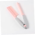 thumbnail image 3 of 3pcs VShaped Hair Straightening Combs for Salon and Home Use, Rose Red Blue Pink, 3 of 4