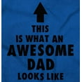 thumbnail image 2 of Cool What an Awesome Dad Looks Like Tank Top Sleeveless Tee Men Brisco Brands X, 2 of 6