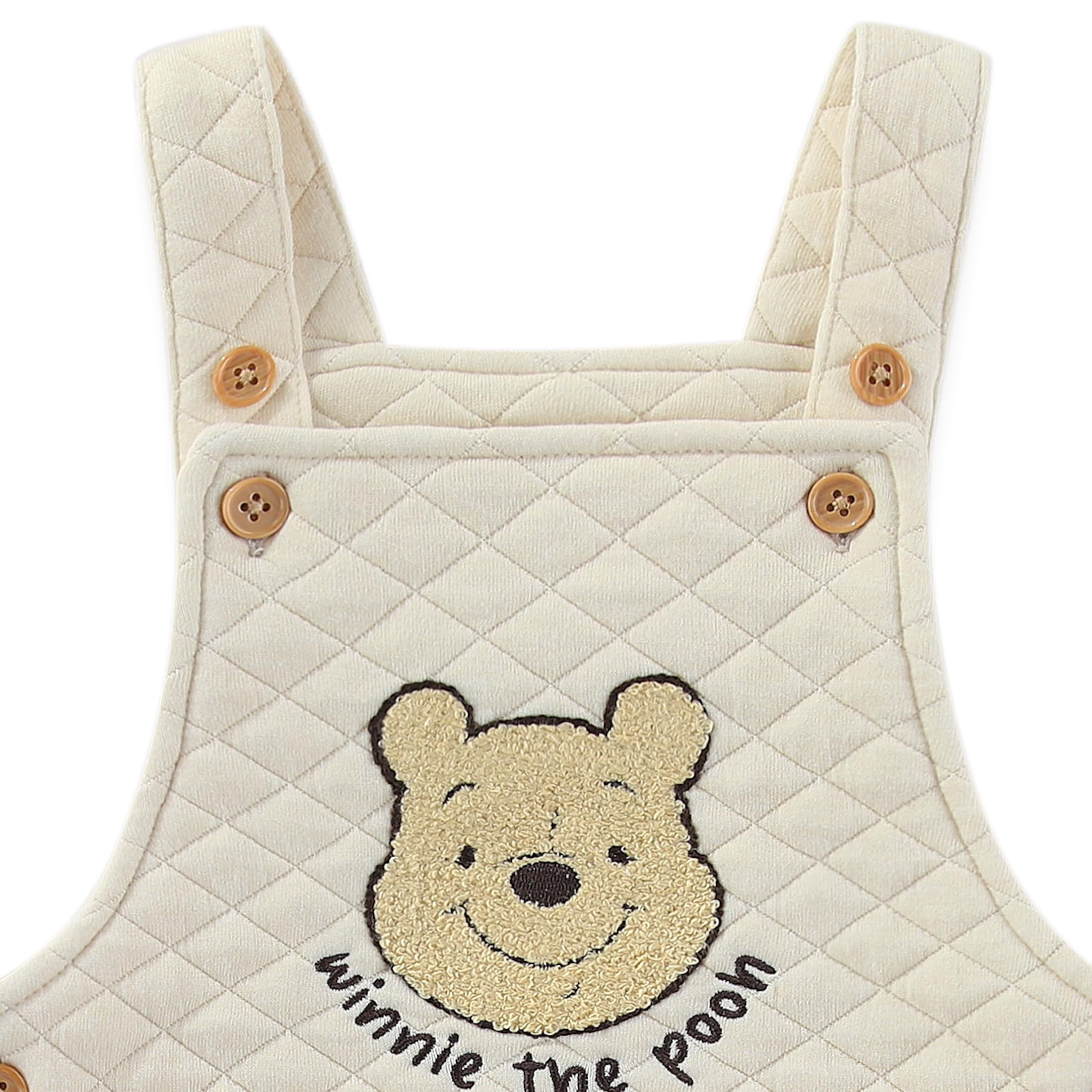 Disney Winnie the Pooh Long Sleeve Shirt and Overalls (Baby Boys), 2 Piece Set, Sizes 3M-9M