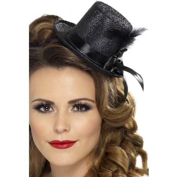 Mini Costume Top Hat Adult: Black