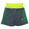 Adidas Toddler & Little Boys Gray & Yellow Climalite Athletic Shorts