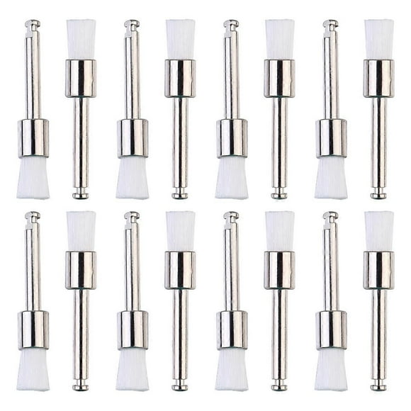 20pcs Dental Polishing Brush Nylon Oral Teeth Whitening Cleaning Tools Prophy Polishing Brush Dentist Instrument for Dental Polisher Tool
